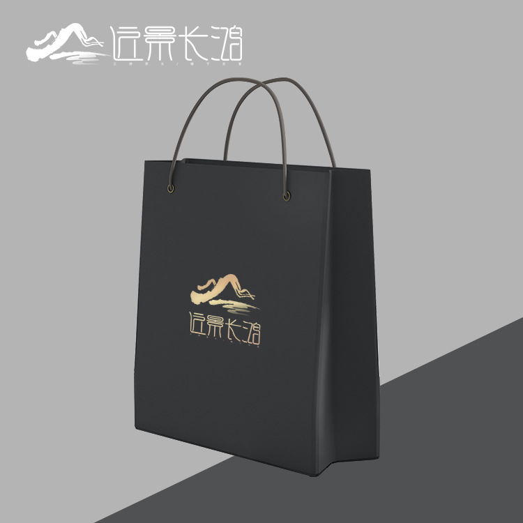 創意手提袋禮品袋白卡手提袋 定做服裝購物袋